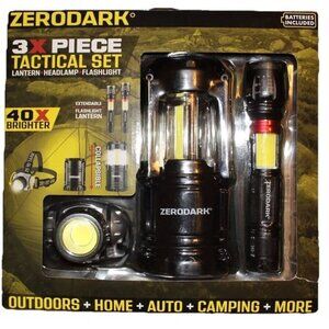 Zerodark 3X Piece Tactical Set 40X Brighter (S-ZTS3N-RV) (BATTERIES INCLUDED)NEW